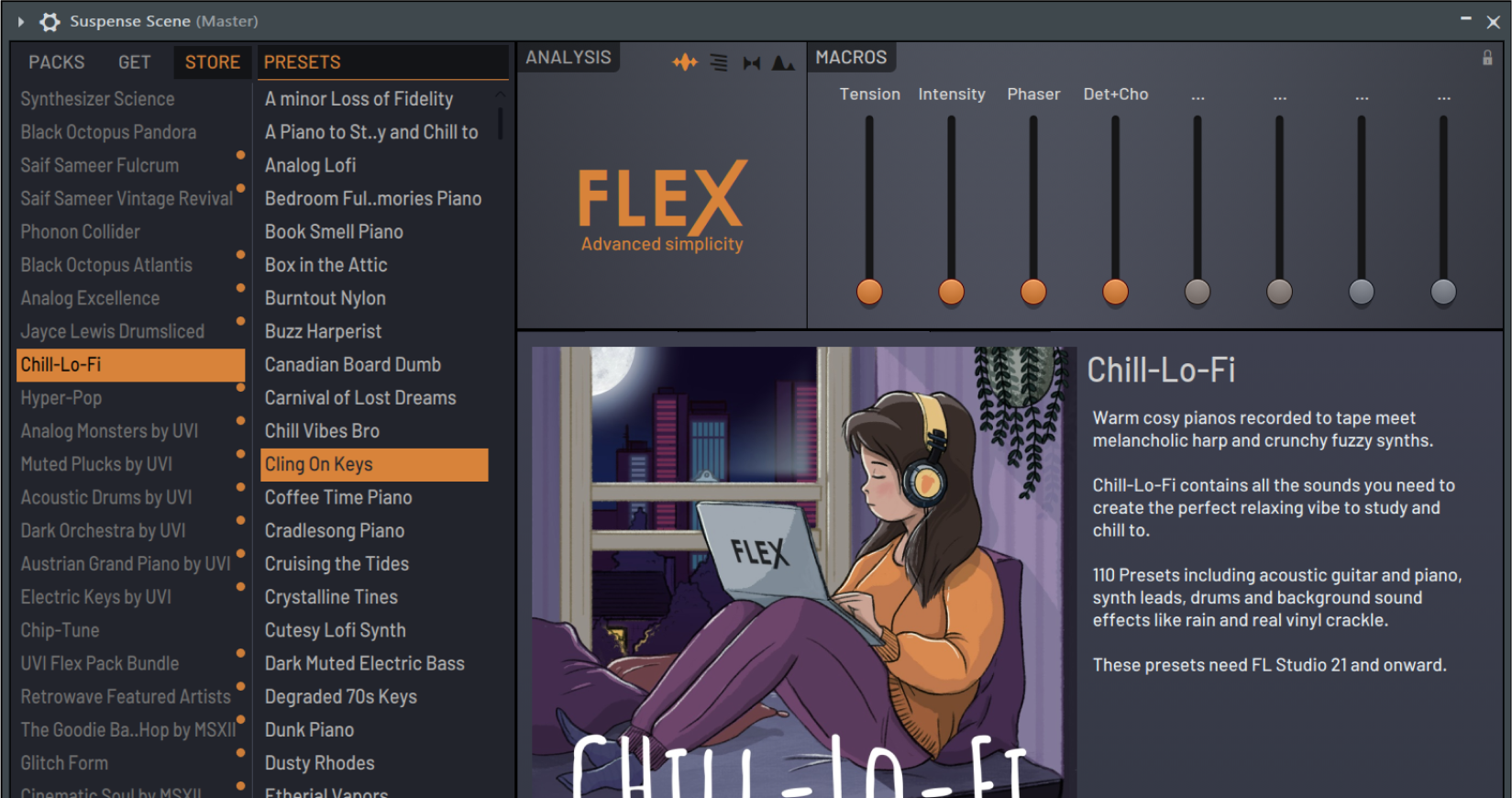 FL Studio Playlist-Anordnungsansicht